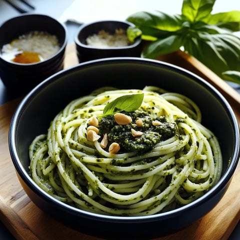 Pâtes Courgette Pesto