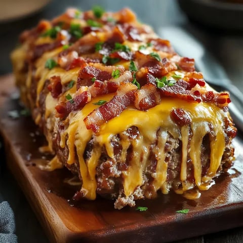 Hackbraten avec Bacon et Fromage