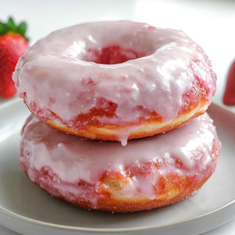 Donuts Fraises Moelleux