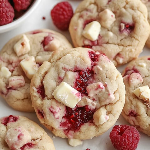 Biscuits Chocolat-Blanc-Framboises