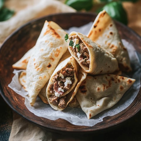 Tacos viande hachée et Boursin