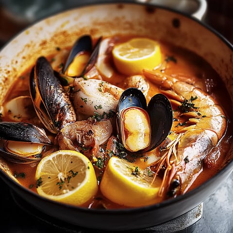 Bouillabaisse — Spécialité Provençale aux fruits de mer frais