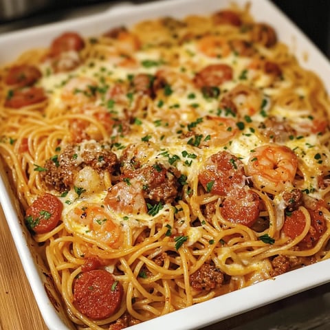 Spaghetti Chorizo Poivron