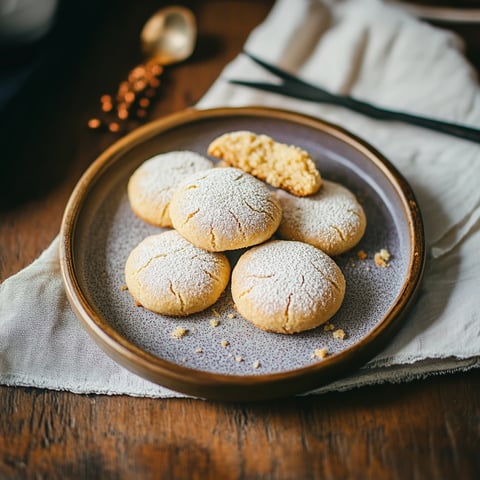 Biscuits Amaretti moelleux léger