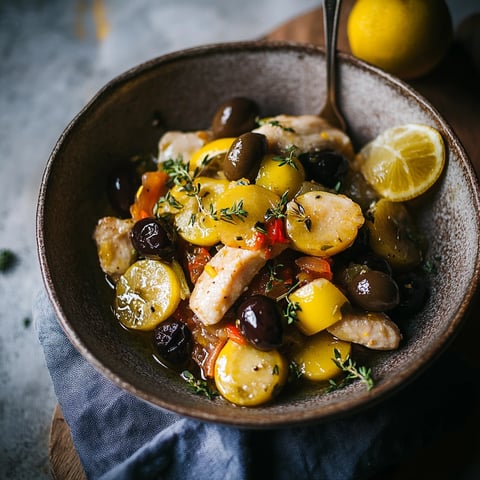 Sauté de dinde aux olives et citron, recette rapide