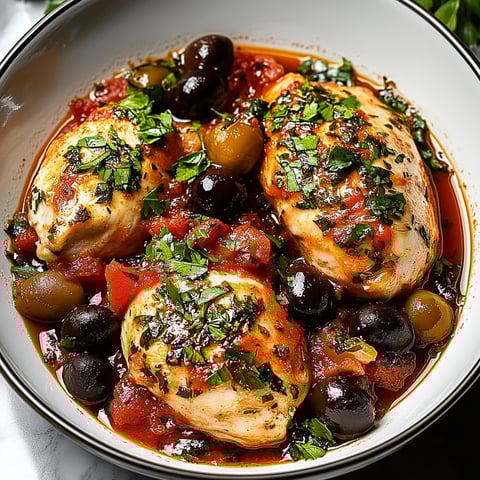 Poulet à la Puttanesca