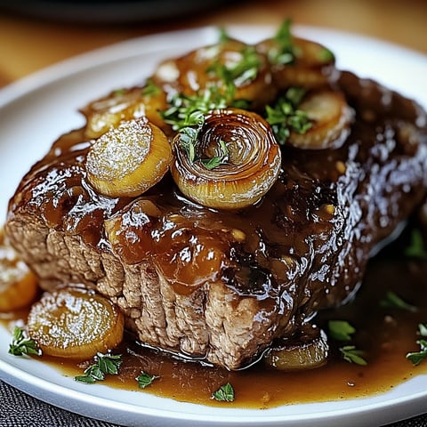 Pain viande l’oignon français
