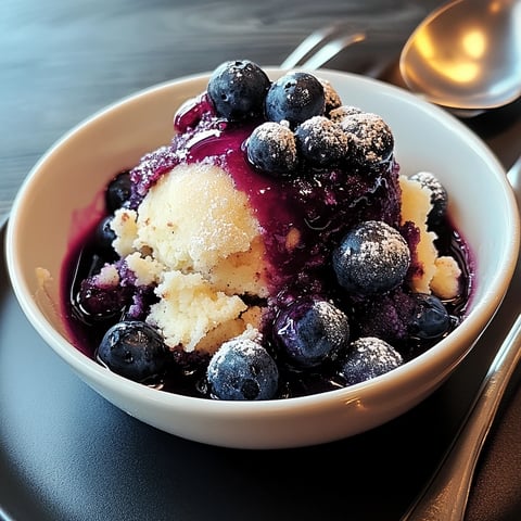 Boule Cobbler aux myrtilles