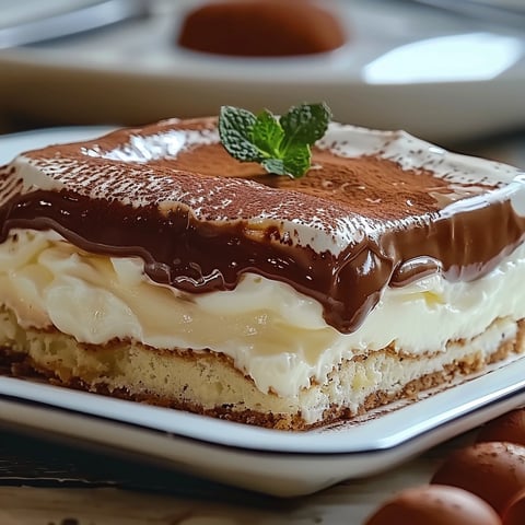 Tiramisu au Nutella sans œufs