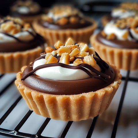 Tartelettes Vanille Cacahuète Chocolat