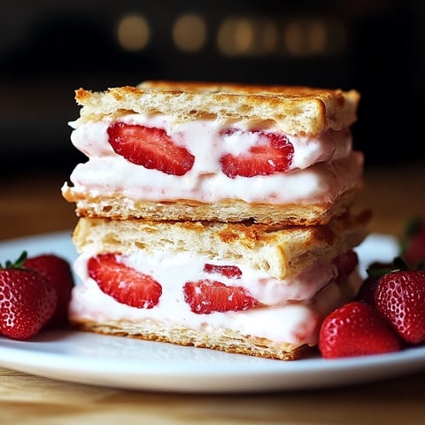 Sandwichs glacés fraise