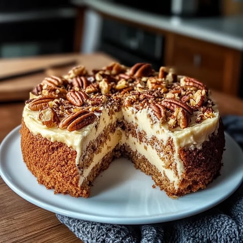 Un cake aux noix de cajou attend sur un joli plateau.