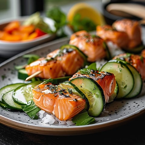 Kebab saumon de Norvège