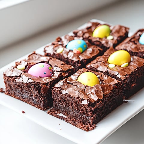Easter Egg Brownies