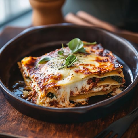 Lasagnes à la bolognaise végétarienne, recette maison
