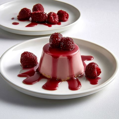 Flan framboise