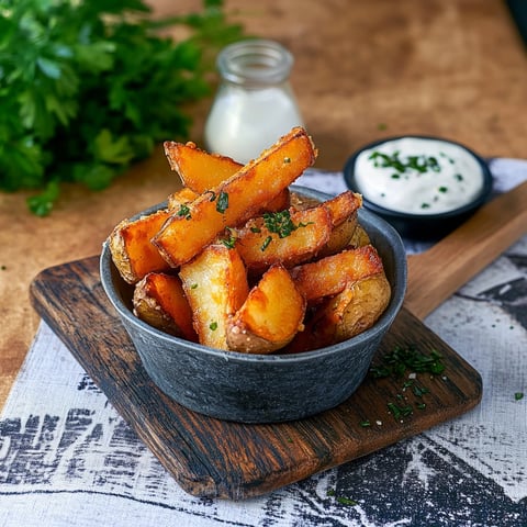 Potatoes croustillantes de patates douces