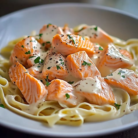 Pâtes au saumon Express