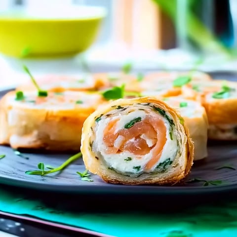 A plate of food with a pastry and a bowl of soup.