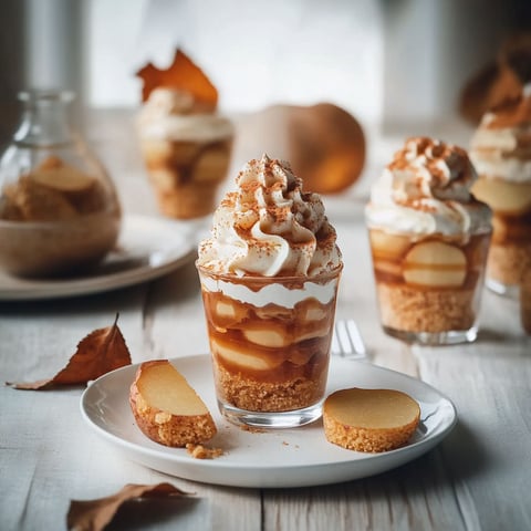 A plate of desserts with a caramel sauce and biscuits.
